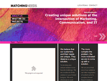 Tablet Screenshot of matchingneeds.com